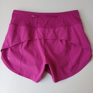 Lululemon Speed Up Shorts Raspberry Women's 4